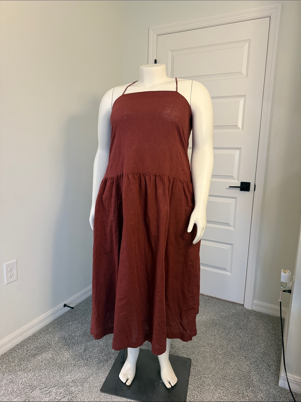 Talbots Haven Well Within Rust Midi Dress